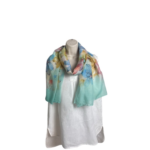 Ellen Tracy White 100% Linen Sleeveless V-Neck Blouse, Hi- Low Hem Size Small - Picture 6 of 8